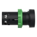 Schneider Electric Harmony XB7 Series Push Button Switch, Spring Return, Panel Mount, 22 mm Cutout, SPDT, Black LED XB7NA25