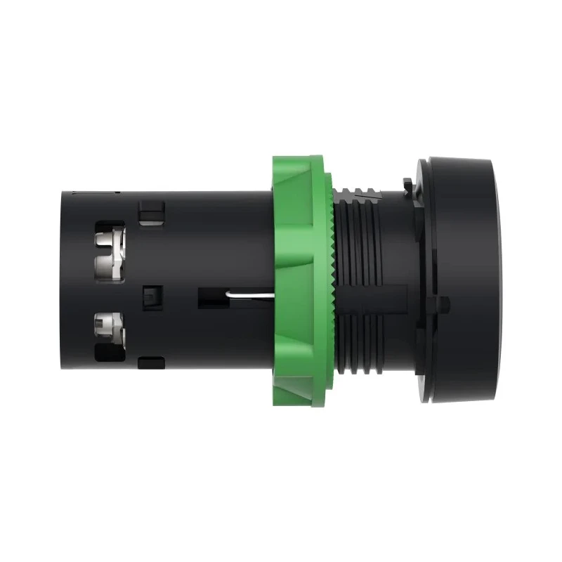 Schneider Electric Harmony XB7 Series Push Button Switch, Spring Return, Panel Mount, 22 mm Cutout, SPDT, Black LED XB7NA25