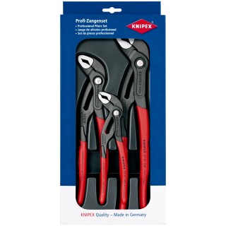 Knipex Cobra® 3-Piece Plier Water Pump Plier Set 170 x 370 x 40 mm Germany 00 20 09 V02