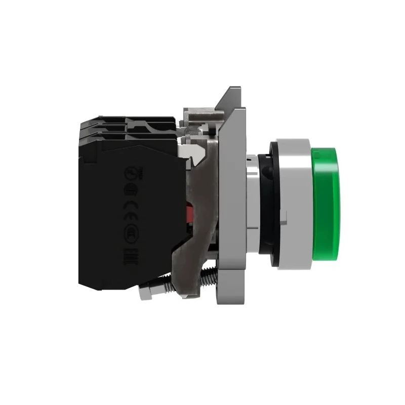 Schneider Electric Harmony XB4 Series Illuminated Push Button Switch Spring Return Panel Mount 22 mm Cutout SPDT XB4BW13B5