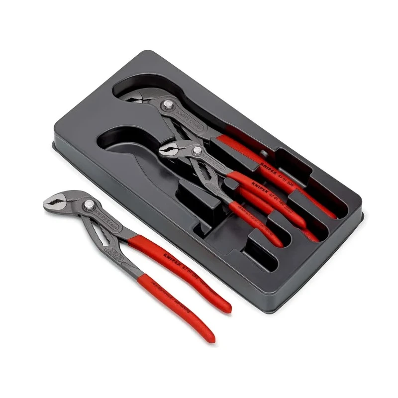 Knipex Cobra® 3-Piece Plier Water Pump Plier Set 170 x 370 x 40 mm Germany 00 20 09 V02