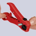 Knipex Coaxial and Data Cable Insulated Stripping Tool, Adjustable Blade, 125mm Overall Length 16 60 06 SB