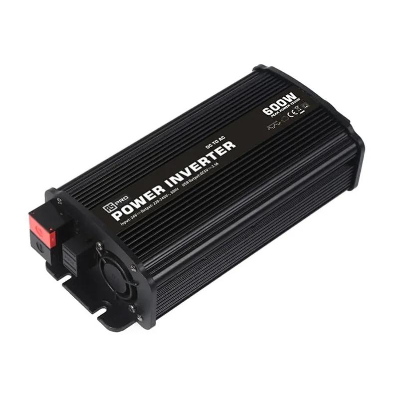 RS PRO 600W Power Inverter 24V DC Input 230V AC Output 600W Modified Sine Wave 816-0040