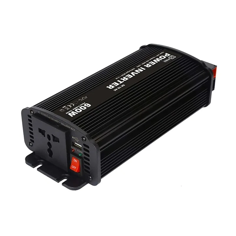 RS PRO 600W Power Inverter 24V DC Input 230V AC Output 600W Modified Sine Wave 816-0040