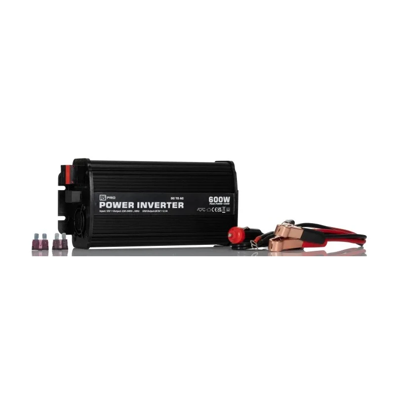 RS PRO 600W Power Inverter 12V DC Input 230V AC Output 816-0046