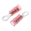 RS PRO Insulated Nylon Ring Terminal M3.5 Stud Size, 22 AWG to 16 AWG Wire Size, Red 267-3644