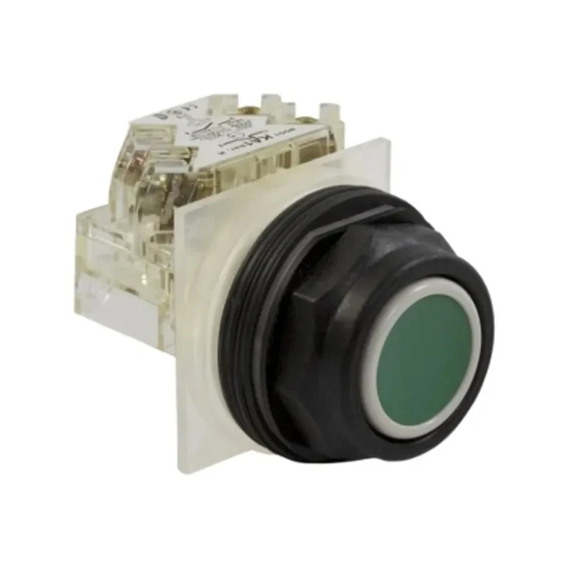 Schneider Electric Harmony 9001SK Series Panel Mount Push Button Switch 30 mm Cutout, Spring Return, 1 CO 9001SKR1GH13