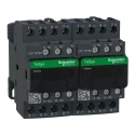 Schneider Electric TeSys Deca Reversing Contactor 120V AC Coil 4-Pole 25A 690V AC 4 NO 2 Auxiliary Contacts DIN LC2DT25G7