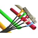 Alpha Wire Halogen Free Heat Shrink Tubing Black 6.3 mm Sleeve Diameter x 60.9 m Length 2:1 Ratio FIT Shrink F221L1/4 BK004