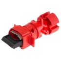 RS PRO Red 4-Lock Universal Valve Lockout ABS Stainless Steel Nylon Shackle Diameter 10mm 818-8050