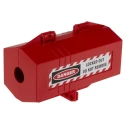 RS PRO Red 4-Lock Lockout ABS Plug Lockout 7.5 mm 818-8057