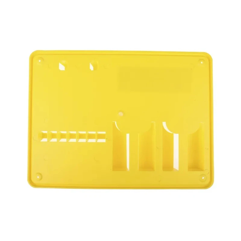 RS PRO 7 Padlock Lockout Station, Polyvinyl Chloride, 293mm Width, 40mm Height, 40mm Depth, Yellow 818-8082