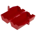RS PRO Red 4-Lock Lockout ABS Plug Lockout 7.5 mm 818-8057
