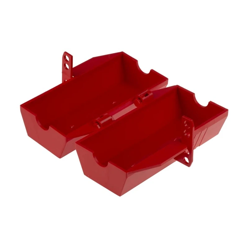 RS PRO Red 4-Lock Lockout ABS Plug Lockout 7.5 mm 818-8057