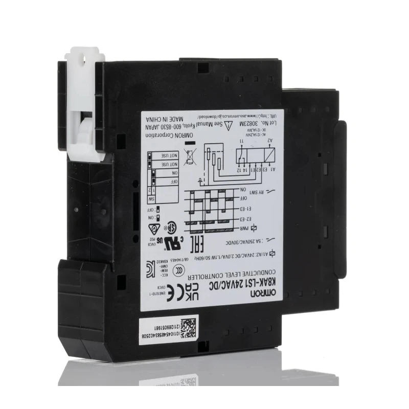 Omron 3 Phase Monitoring Relay, SPDT Contact Configuration, DIN Rail Mount, 240V AC 24V DC K8AK-LS1 24VAC/DC