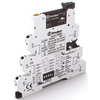 Finder Solid State Interface Relay, 2A Max Load Current, 24V DC Max Load Voltage, Control Voltage 39.90.0.012.9024