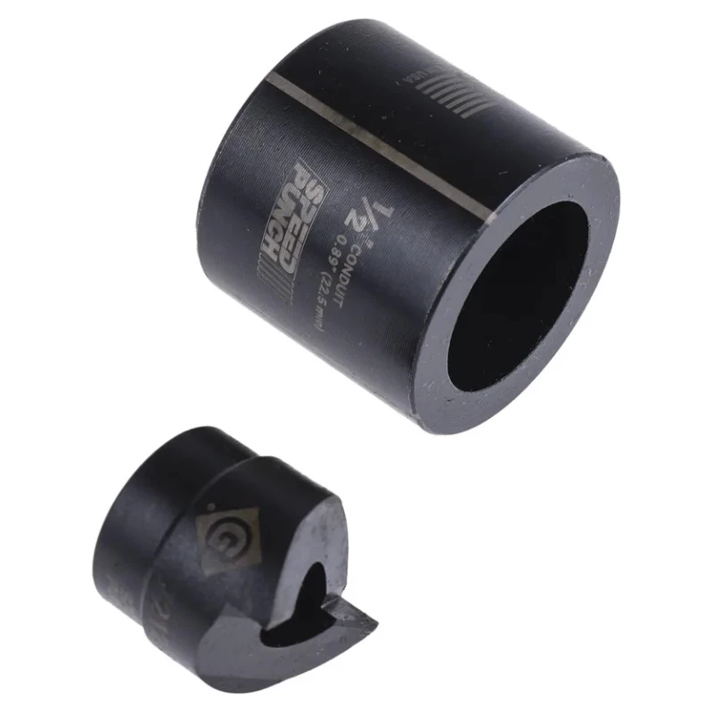 Greenlee Hydraulic 1 Piece Speed Punch & Die Set 22.5 mm for Mild Steel, Plastic, Aluminium 52055433
