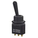 RS PRO Toggle Switch PCB Mount On-Off-On SPDT Solder Terminal 28 V dc 250 V ac 820-0554