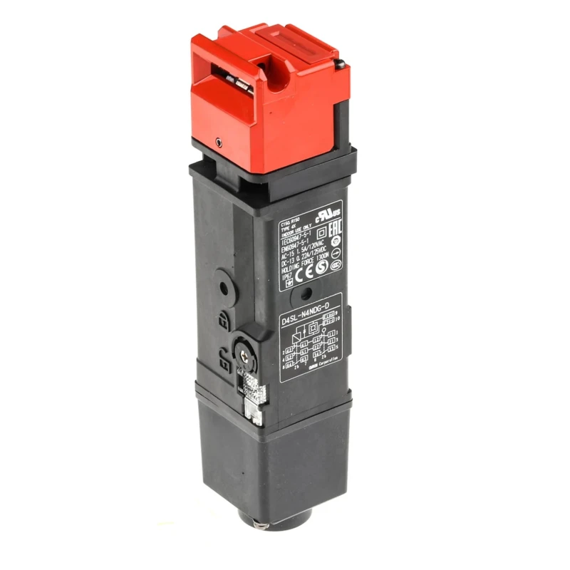 Omron D4SL-N Series Solenoid Interlock Switch Power to Lock 24V DC 4.8W IP67 