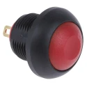 RS PRO Miniature Push Button Switch, On-Off, Panel Mount, Red LED, IP67, 50 V dc, 13.6 mm Cutout, SPST Configuration 820-7587
