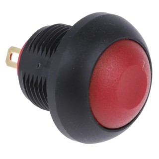 RS PRO Miniature Push Button Switch, On-Off, Panel Mount, Red LED, IP67, 50 V dc, 13.6 mm Cutout, SPST Configuration 820-7587