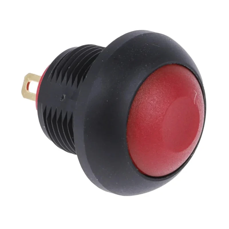 RS PRO Miniature Push Button Switch, On-Off, Panel Mount, Red LED, IP67, 50 V dc, 13.6 mm Cutout, SPST Configuration 820-7587