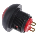 RS PRO Miniature Push Button Switch, On-Off, Panel Mount, Red LED, IP67, 50 V dc, 13.6 mm Cutout, SPST Configuration 820-7587