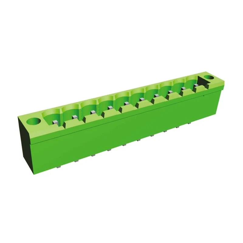 TE Connectivity Buchanan Series 10-Contact Pluggable Terminal Block, 5.08 mm Pitch, 15A, 300V AC, Female 1-796867-0