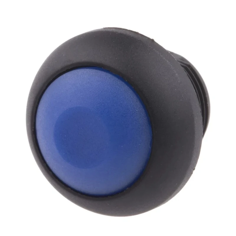 RS PRO Miniature Momentary Push Button Switch, PCB Mount, Blue LED, SPST, 13.6 mm Cutout, IP67, 50 V dc, 32 V ac 820-7606