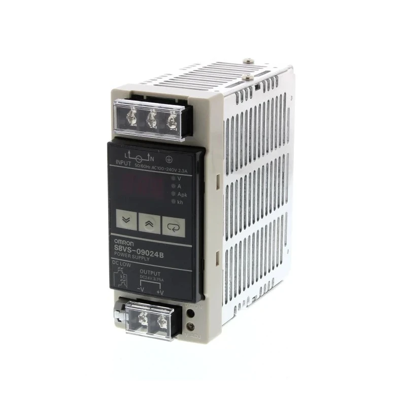 Omron S8VS Switched Mode DIN Rail Power Supply 240V AC Input 24V DC, 3.75A Output, 90W 