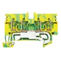 Weidmüller Z Series PE Terminal Green, Yellow, 0.5mm² to 4 mm², 1-Level, Clamp 1933780000