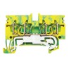 Weidmüller Z Series PE Terminal Green, Yellow, 0.5mm² to 4 mm², 1-Level, Clamp 1933780000