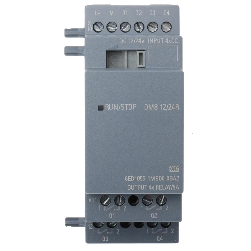 Siemens Logo Series I/O Module, 4-Input Digital Input, 4 Outputs Relay Output 6ED1055-1MB00-0BA2
