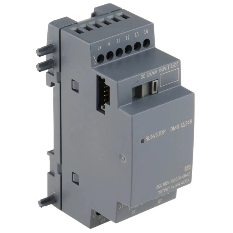 Siemens Logo Series I/O Module, 4-Input Digital Input, 4 Outputs Relay Output 6ED1055-1MB00-0BA2