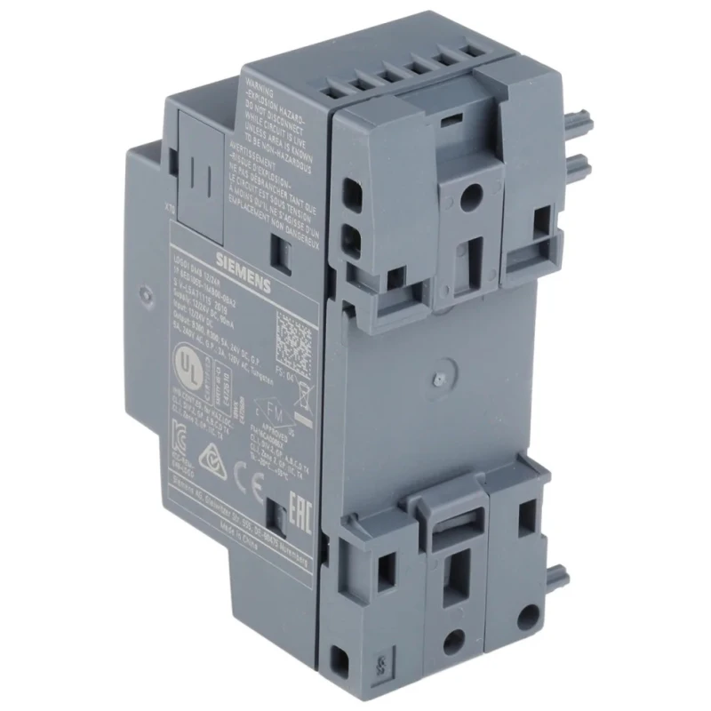 Siemens Logo Series I/O Module, 4-Input Digital Input, 4 Outputs Relay Output 6ED1055-1MB00-0BA2