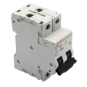 Lovato Electric Modulo P1MB Miniature Circuit Breaker, 2-Pole, 10A, Type C, 400V AC, 80V DC, 10kA Breaking Capacity P1MB