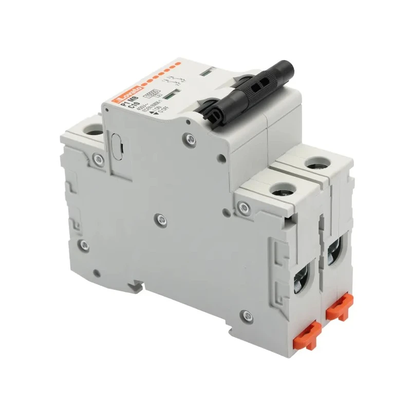 Lovato Electric Modulo P1MB Miniature Circuit Breaker, 2-Pole, 10A, Type C, 400V AC, 80V DC, 10kA Breaking Capacity P1MB