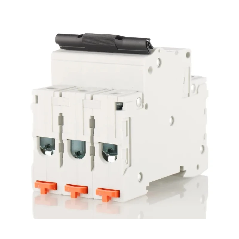 Lovato Electric Modulo Miniature Circuit Breaker, 3-Pole, 4A, Type D, 400V AC, 10 kA Breaking Capacity P1MB3PD04