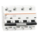 Lovato Electric Modulo P2MB Miniature Circuit Breaker 4-Pole 80A Type C 400V AC 60V DC 10kA Breaking 