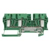 Weidmüller Z Series PE Terminal Clamp 1-Level Green, Yellow, 4mm², 800V, 480A 7904170000