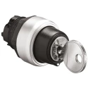 Lovato Electric Platinum 2-position Key Switch Head, Latching, 22 mm Cutout LPCS340