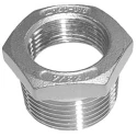 RS PRO Stainless Steel Pipe Fitting Straight Hexagon Bush Male 3/4 in x Female 1/2 in 826-7080