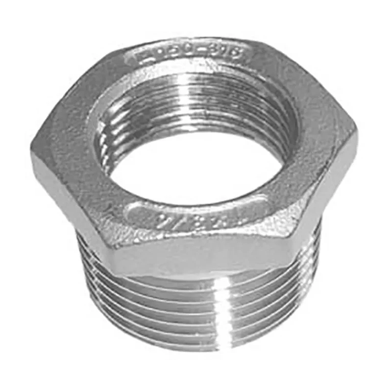RS PRO Stainless Steel Pipe Fitting Straight Hexagon Bush Male 3/4 in x Female 1/2 in 826-7080