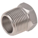 RS PRO Stainless Steel Pipe Fitting Straight Hexagon Bush Male 3/4 in x Female 1/2 in 826-7080