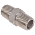 RS PRO Stainless Steel Pipe Fitting Straight Hexagon Nipple Male 3/8 in x Male 3/8 in 826-7059