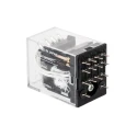 Omron Power Relay, 4PDT Contact Configuration, 24V AC Coil, 3A Switching Current, PCB Pin Terminals MY4-02 24VAC