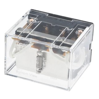 Omron Power Relay 24V DC Coil 10A Switching Current 4PDT Plug-In Terminal LY4-D 24VDC