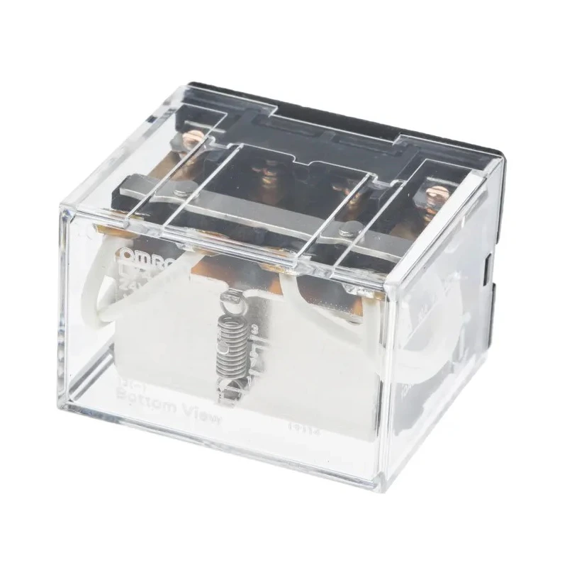 Omron Power Relay 24V DC Coil 10A Switching Current 4PDT Plug-In Terminal LY4-D 24VDC