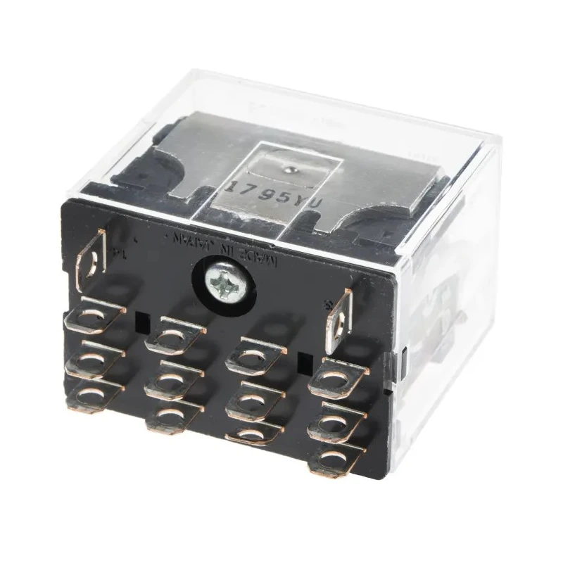 Omron Power Relay 24V DC Coil 10A Switching Current 4PDT Plug-In Terminal LY4-D 24VDC
