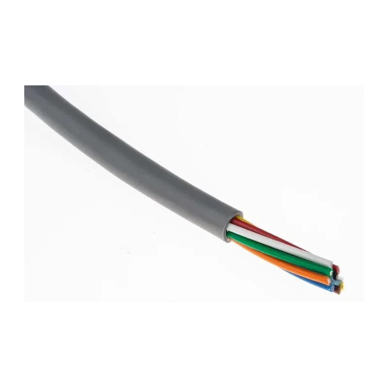 Alpha Wire Alpha Essentials Communication & Control Control Cable 8 Cores 0.35mm² 22 AWG Unscreened 30 m 300V 1178C SL005
